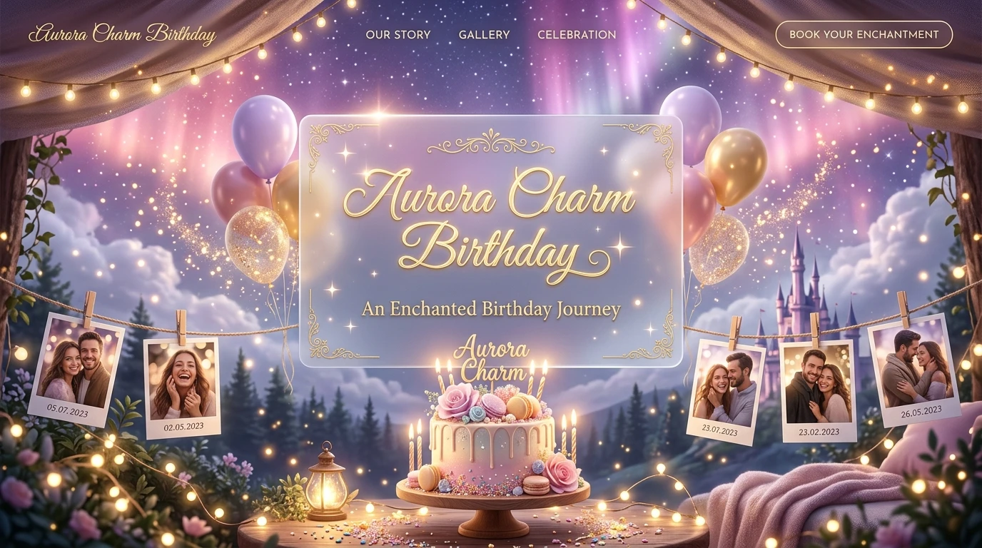 Aurora Charm Birthday