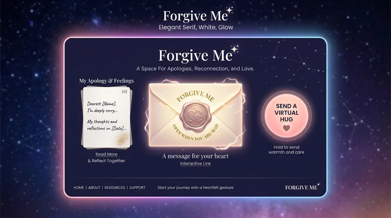 Forgive Me Promises Sorry