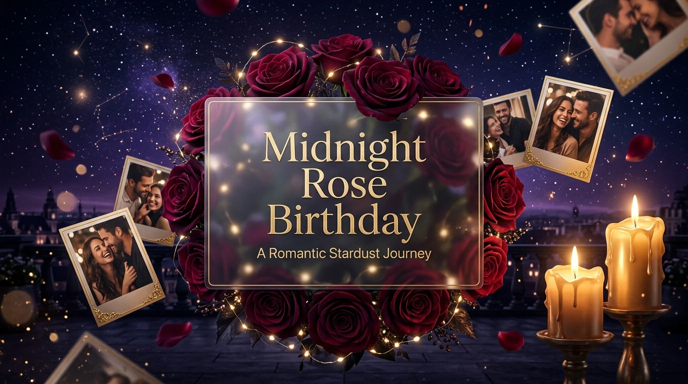 Midnight Rose Birthday