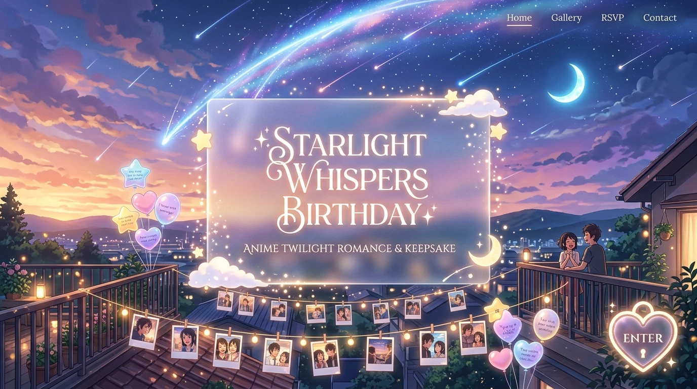 Starlight Whispers Birthday