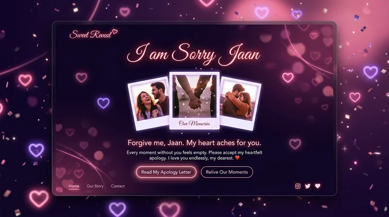 Sweet Reveal Sorry